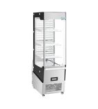 Image of G-Series PG006 512mm Wide Stainless Steel Multideck Display Fridge With Glass Door