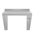CD550 560w x 460d mm Stainless Steel Wall Shelf