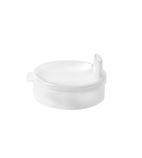 BF965 Lid For 2 Handled Beaker Wide Spout Clear