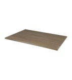 CW134 Pre-drilled Rectangular Table Top Wenge Grain Effect