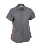 B182-M Womens Cool Vent Chefs Shirt Grey M