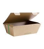 Compostable CF886 Microflute Takeaway Boxes 130mm (Pack 250)