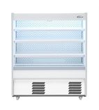Gem R150-SCN 1510mm Wide Stainless Steel Slimline Multideck Display Fridge With Nightblind