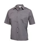 B179-XL Unisex Cool Vent Chefs Shirt Grey XL