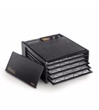 (10416-05) Black 5 Tray Dehydrator With Timer