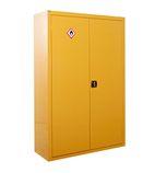 CZ181246ZYXX COSHH Cabinet Double Door Yellow 18 Ltr