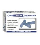 CD523 Aeroplast Detectable Blue Plasters Extra Wide 25x75mm (Pack of 100)