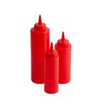 Image of E2207 Squeeze Sauce Bottle Red 340ml