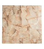 Werzalit Square Table Top Marble Onyx 800mm - GR563