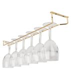 Image of GM205 Brass Wine Glass Rack 606mm