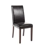 Image of GF954 Faux Leather Dining Chair Black (Pack of 2)
