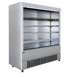 MCX200M 1937mm Wide Stainless Steel Multideck Display Fridge With Lockable Shutter