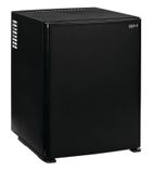 SM301-24 30 Ltr Black Solid Door Hotel Minibar Fridge