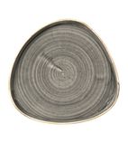FR032 Stonecast Grey Triangle Walled Chefs Plate 260mm (Pack of 6)