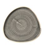 FR032 Grey Triangle Walled Chefs Plate 260mm (Pack of 6)