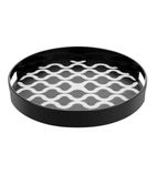 Kristallon DP664 Polycarbonate Round Non-Slip Tray with Handles 300mm
