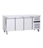 Cobus SPCF300N 417 Ltr Stainless Steel 3 Door Freezer Counter