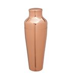CZ397 Copper Plated Two Piece Art Deco Shaker