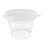 HZ577 Portion Pots with Lids 50ml (Pack of 50)