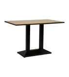 CX458 Turin Rectangular Dining Table Weathered Oak 1200x700mm