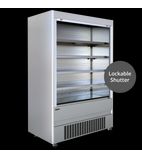 Image of MCX150M 1512mm Wide Stainless Steel Multideck Display Fridge With Lockable Shutter