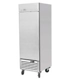 Image of ICE8950 580 Ltr Upright Single Door Stainless Steel Fridge
