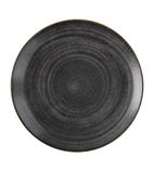 FS837 Stonecast Raw Evolve Coupe Plate Black 260mm (Pack of 12)