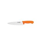 EH099 Knife Chefs Wide Orange 20cm 8in
