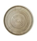 Patina CX642 Antique Taupe Walled Plates 220mm (Pack of 6)