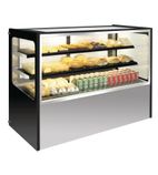 G-Series GG218 500 Ltr Countertop Flat Glass Refrigerated Display Case