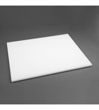 HC882 Low Density Thick White Chopping Board Large 600x450x20mm