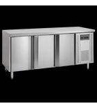 SK6310BT 360 Ltr 3 Door Stainless Steel Freezer Prep Counter
