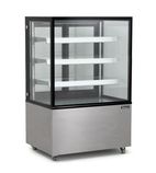 Image of RFG9-3 915mm Wide Flat Glass Patisserie Serve Over Counter Display Fridge