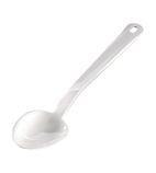 DR017 Exoglass Serving Spoon White 13"