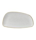 FD842 Oval Plates Barley White 349x171mm (Pack of 6)