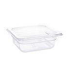 U239 Polycarbonate 1/6 Gastronorm Container 65mm Clear