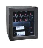 CE202 46 Ltr Undercounter Single Door Single Zone Black Wine Cooler