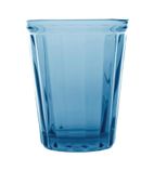 CR828 Cabot Panelled Glass Tumbler Blue 260ml (Pack of 6)