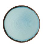 FX170 Harvest Walled Plates Turquoise 260mm (Pack of 6)