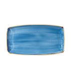 DF773 Rectangular Plates Cornflower Blue 350 x 185mm