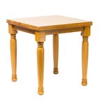 FT492 Cotswold Soft Oak Square Dining Table 700x700mm