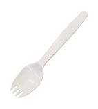 U667 Disposable White Spoon / Fork