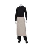 Soho Wide Bistro Apron with Pocket Natural - B952