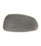 FD843 Oval Plates Grey 300x146mm (Pack of 12)