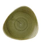 Plume FJ932 Olive Triangle Plate 9 " (Pack of 12)