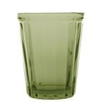 CR829 Cabot Panelled Glass Tumbler Green 260ml (Pack of 6)
