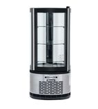 CD100R 100 Ltr Freestanding Curved Glass Refrigerated Cake Display Fridge