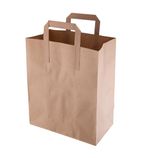 CF591 Brown Paper Carrier Bags Medium (Pack of 250)
