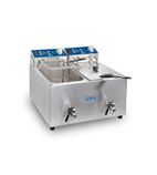 Image of Lynx Prime LPDF2T 2 x 8 Ltr Electric Countertop Twin Tank Fryer (2 x Baskets)
