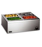 Lynx 400 LBM2W Electric Counter-Top Dry Wet Bain Marie (4 x 1/4 GN Dishes) - J546